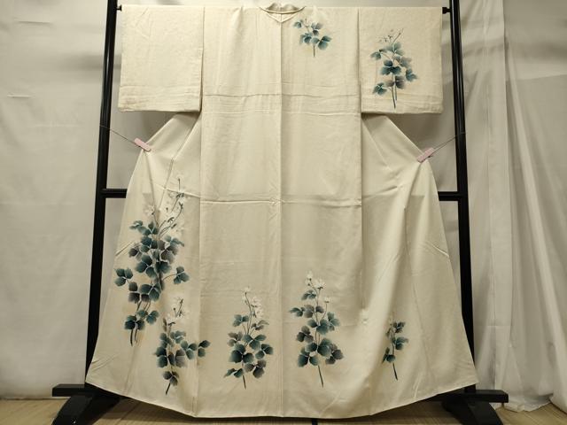 平和屋着物■訪問着　草花文　暈し染め　正絹　逸品　CABH2966oy