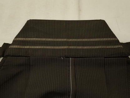 平和屋着物■男性 行灯袴 縞 正絹 逸品 CABH2984oy