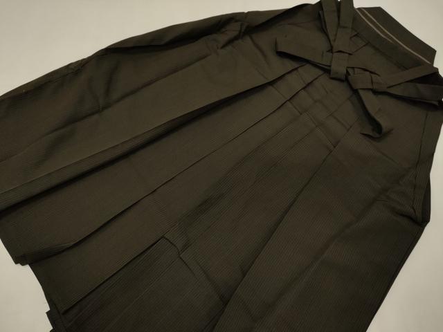 平和屋着物■男性 行灯袴 縞 正絹 逸品 CABH2984oy