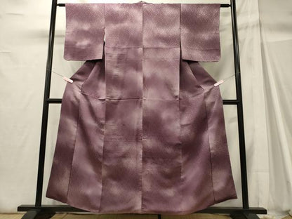 平和屋着物■上質な小紋 花唐草地紋 暈し染め 正絹 逸品 CABH2993oy