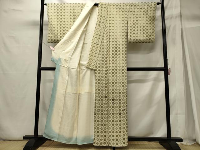平和屋着物■訪問着 舞花文 正絹 逸品 CABH2994oy