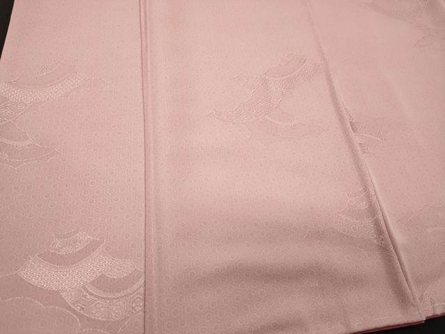 平和屋着物■上質な小紋　雲取り青海波地紋　正絹　逸品　未使用　CABH3004oy