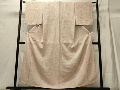 平和屋着物■大変加工の良い総絞り小紋　やまと誂製　正絹　逸品　未使用　CABH3008oy