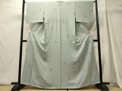 平和屋着物■上質な小紋　南天文　正絹　逸品　CABH3021oy