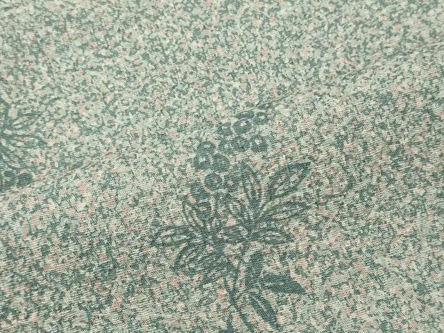 平和屋着物■上質な小紋　南天文　正絹　逸品　CABH3021oy