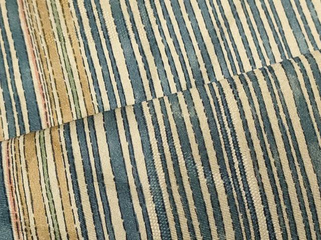 平和屋着物■上質な小紋　縞　正絹　逸品　CABH3029oy