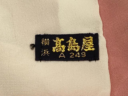 平和屋着物■上質な小紋　木目地紋　暈し染め　高島屋扱い　正絹　逸品　CABH3032oy