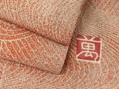 平和屋着物■上質な小紋　作家物　流線文　たたき染め　正絹　逸品　CABH3047oy