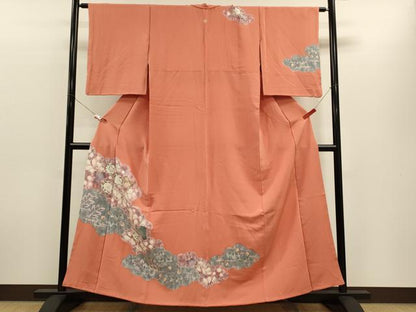 平和屋着物■訪問着　辻が花　暈し染め　正絹　逸品　CABH3115oy