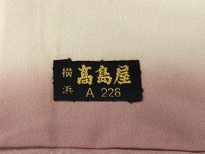 平和屋着物■上質な小紋　亀甲流水地紋　暈し染め　高島屋扱い　正絹　逸品　CABH3123oy
