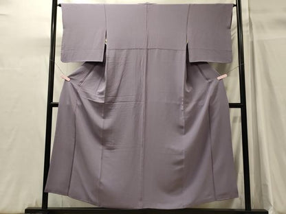 平和屋着物■上質な色無地　藤紫色　正絹　逸品　CABH3125oy