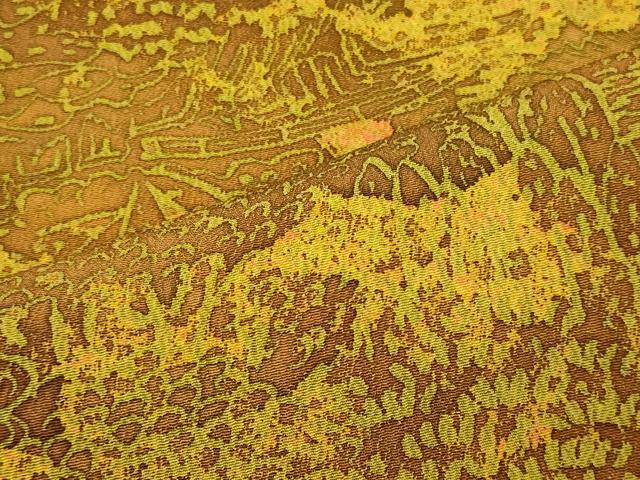 平和屋着物■上質な小紋　風景草木文　暈し染め　正絹　逸品　未使用　CABH3128oy