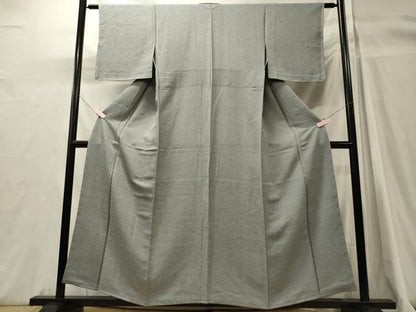 平和屋着物■上質な小紋　枝葉文　正絹　逸品　未使用　CABH3143oy