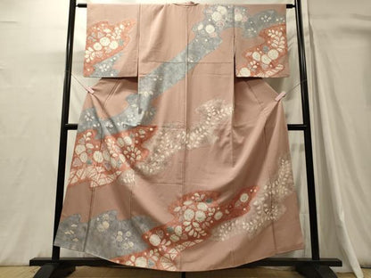 平和屋着物■訪問着　辻が花　絞り　暈し染め　正絹　逸品　CABH3152oy