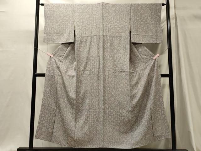 平和屋着物■上質な小紋　幾何学文　正絹　逸品　CABH3159oy