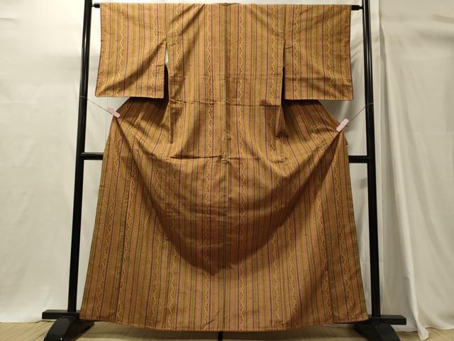 平和屋着物■上質な小紋　吉祥間道　正絹　逸品　未使用　CABH3170oy