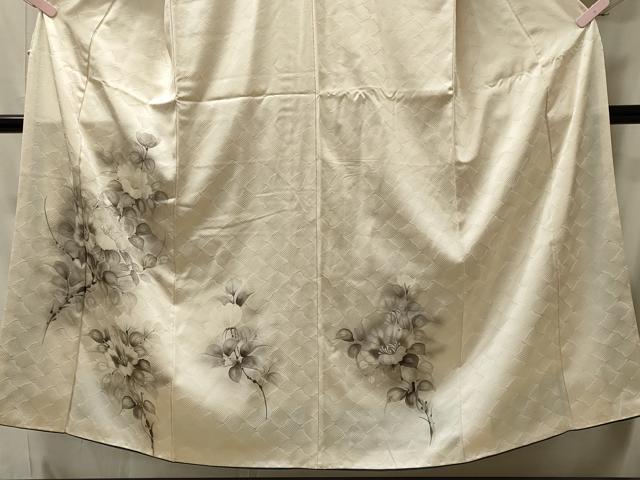 平和屋着物■訪問着　手描き　枝花文　暈し染め　正絹　逸品　CABH3177oy