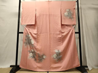 平和屋着物■訪問着　枝花文　暈し染め　金彩　正絹　逸品　CABH3179oy