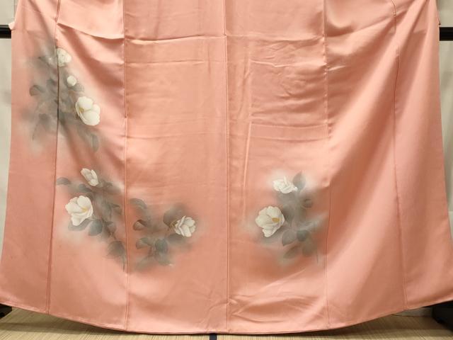 平和屋着物■訪問着　枝花文　暈し染め　金彩　正絹　逸品　CABH3179oy