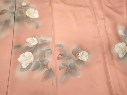 平和屋着物■訪問着　枝花文　暈し染め　金彩　正絹　逸品　CABH3179oy