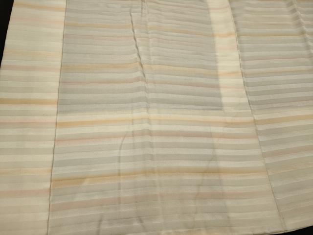 平和屋着物■長襦袢　無双仕立て　横段文　暈し染め　三越扱い　正絹　逸品　CABH3186oy