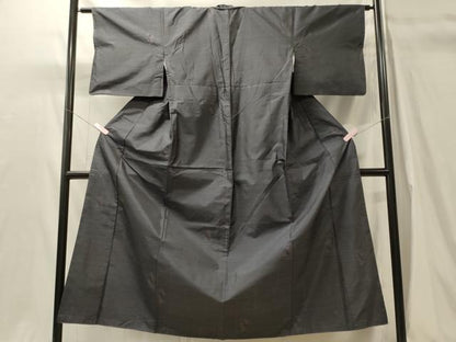 平和屋着物■本場大島紬　幾何学文　正絹　逸品　未使用　CABH3192oy