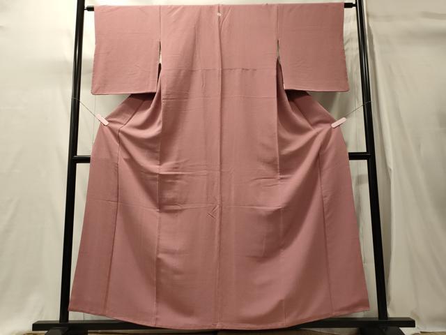 平和屋着物■上質な色無地　薄紅梅色　正絹　逸品　CABH3194oy