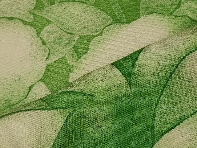 平和屋着物■訪問着　草花文　暈し染め　正絹　逸品　CABH3198oy