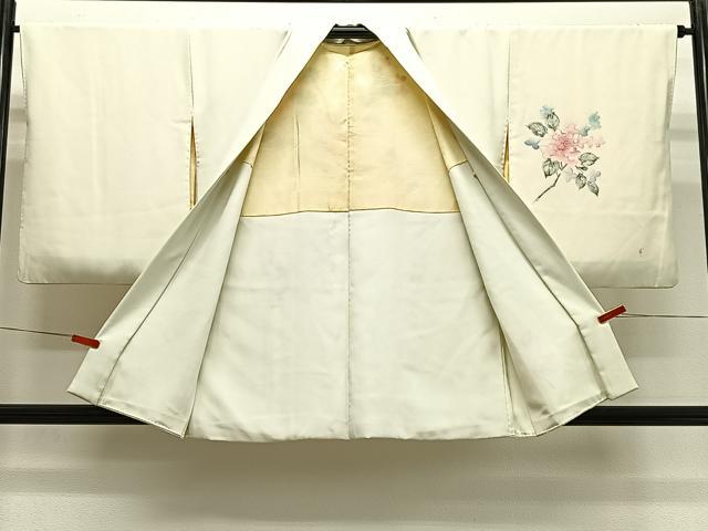 平和屋着物＃羽織　枝花文　金彩　正絹　逸品　CABH3202ua