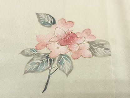 平和屋着物＃羽織　枝花文　金彩　正絹　逸品　CABH3202ua