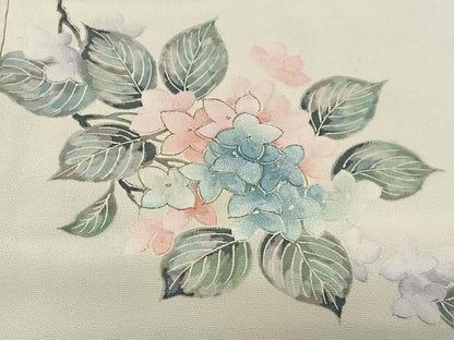 平和屋着物＃羽織　枝花文　金彩　正絹　逸品　CABH3202ua