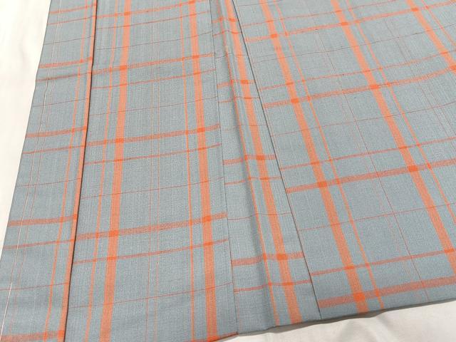 平和屋着物＃羽織　格子　正絹　逸品　未使用　CABH3203ua