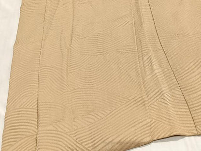 平和屋着物＃羽織　立波地紋　蜂蜜色　正絹　逸品　CABH3208ua