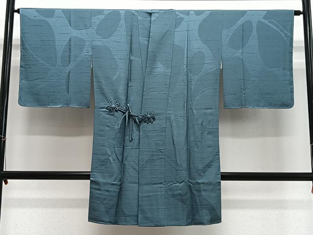 平和屋着物＃道中着　霞文　ロング丈　正絹　逸品　未使用　CABH3219ua