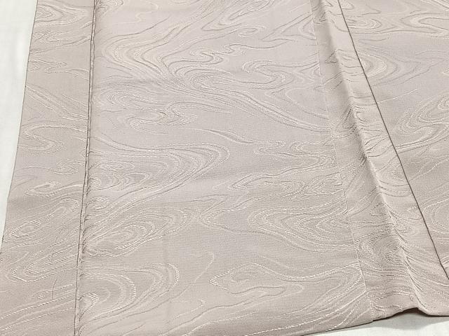 平和屋着物＃羽織　墨流し自問　灰桜色　正絹　逸品　CABH3220ua