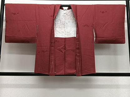 平和屋着物＃羽織　地紋起こし　舞葉文　正絹　逸品　未使用　CABH3221ua