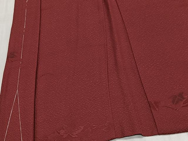 平和屋着物＃羽織　地紋起こし　舞葉文　正絹　逸品　未使用　CABH3221ua