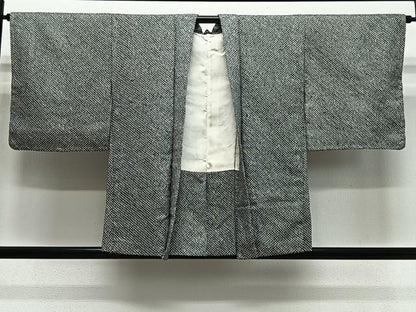 平和屋着物＃羽織　総絞り　黒地　正絹　逸品　未使用　CABH3224ua