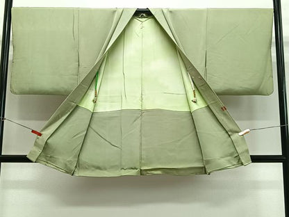 平和屋着物＃羽織　作家物　ろうけつ染　枝花文　正絹　逸品　CABH3225ua