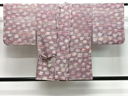 平和屋着物＃道中着　霞文　正絹　逸品　CABH3227ua