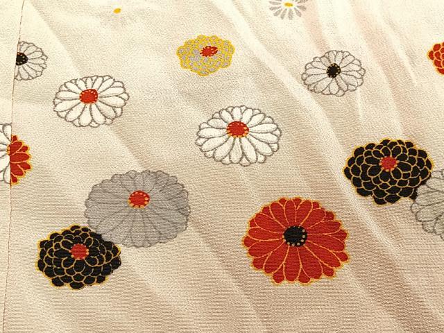 平和屋着物＃羽織　菊文　金彩　正絹　逸品　CABH3228ua