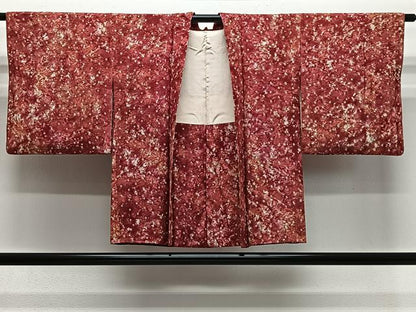 平和屋着物＃羽織　絞り　霞文　正絹　逸品　CABH3232ua