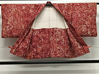 平和屋着物＃羽織　絞り　霞文　正絹　逸品　CABH3232ua