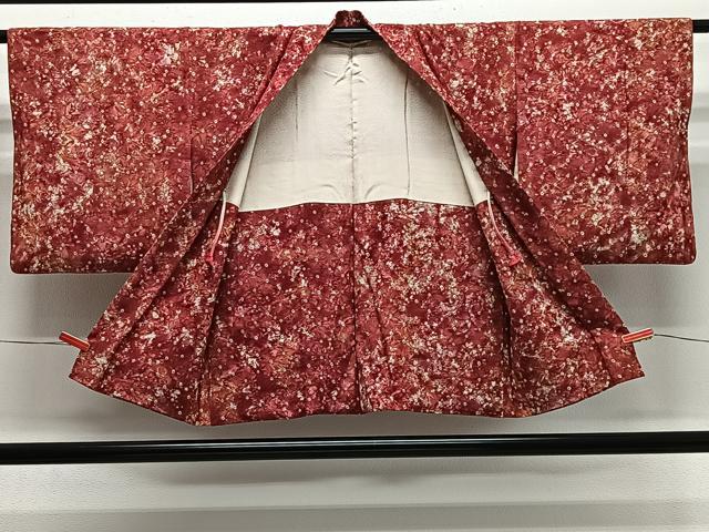 平和屋着物＃羽織　絞り　霞文　正絹　逸品　CABH3232ua