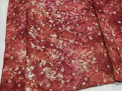 平和屋着物＃羽織　絞り　霞文　正絹　逸品　CABH3232ua