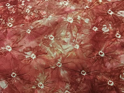 平和屋着物＃羽織　絞り　霞文　正絹　逸品　CABH3232ua