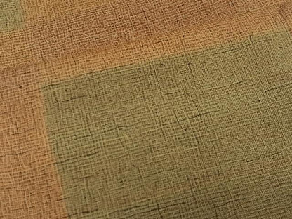 平和屋着物＃道中着　本場大島紬　変わり市松文様　正絹　逸品　CABH3237ua