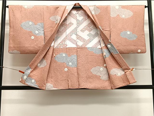 平和屋着物＃羽織　絞り　霞文　正絹　逸品　CABH3243ua