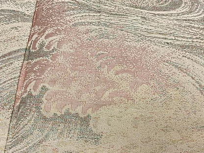 平和屋着物＃羽織　寿光織　立波文　金銀糸　正絹　逸品　CABH3244ua