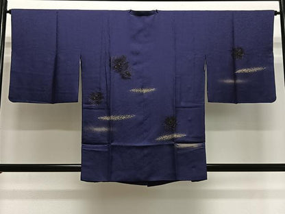 平和屋着物＃中国三大刺繍　スワトウ刺繍　総刺繍　道行コート　雪輪花文　正絹　逸品　CABH3245ua